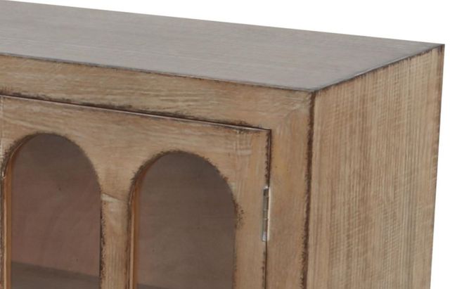 Nest Home Collections Delia Antique Natural Long Cabinet -3