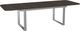Amisco Customizable Burton 108" Rectangular Extendable Table with 1" Birch Veneer Top, Radius Corners and 1 Leaf-1