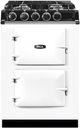 AGA™ 24" White Pro Style Dual Fuel Range-0