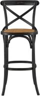 Forty West Bennett Black X-Back Bar Stool-2