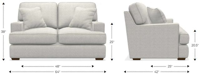 La-Z-Boy® Paxton Porcelain Loveseat-2