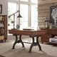 Liberty Furniture Arlington House 4-Piece Cobblestone Brown Office Desk Set-1