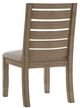 A-America® Anacortes Dark Taupe Ladderback Dining Side Chair-2