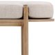 Dovetail Furniture Ella Beige/Natural Bench-4