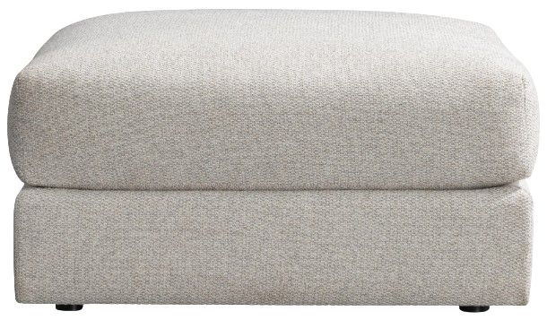 Bernhardt Vista Bernhardt Living Gray Ottoman-1