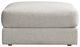 Bernhardt Vista Bernhardt Living Gray Ottoman-1