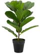 A & B Home Green 25.5" Artificial Fiddle-Leaf Fig Tree in Pot-0