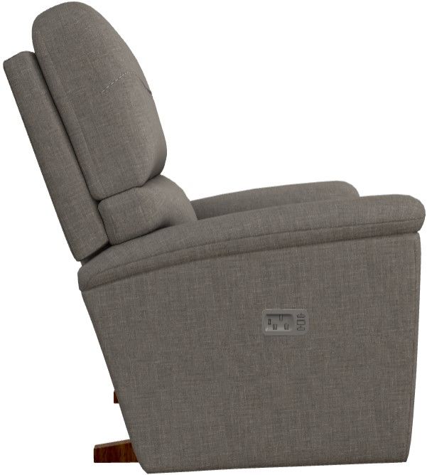 La-Z-Boy® Ava Truffle Power Rocking Recliner with Headrest and Lumbar-2