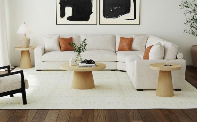 Elements International Portland 3-Piece Natural Occasional Table Set-1