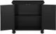 Mazin Furniture Polly Antique Black Accent Chest with Mirror-2