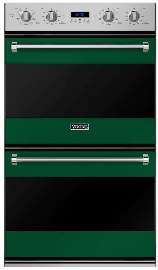 Viking® 3 Series 30" Ivy Double Electric Wall Oven-0