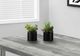 Monarch Specialties Inc. 2-piece 7" Artificial Succulent with Black Pot-1