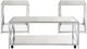 Elements International Braden 3-Piece Chrome Occasional Table Set-0
