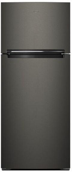 Whirlpool® 28 in. 17.6 Cu. Ft. Black Stainless Steel Top Freezer Refrigerator