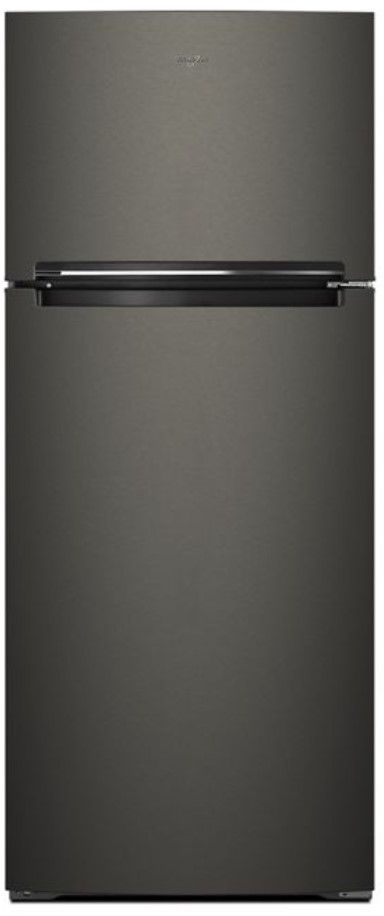 Whirlpool® 28 in. 17.6 Cu. Ft. Black Stainless Steel Top Freezer Refrigerator