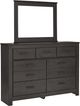 Signature Design by Ashley® Brinxton 2-Piece Charcoal Queen Panel Bed Set-2