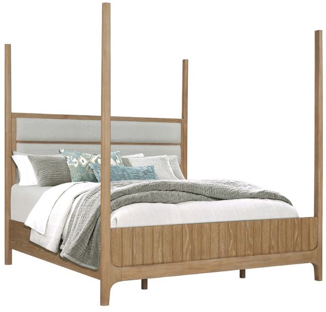 Parker House® Escape Glazed Natural Oak King Poster Bed-0