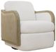 Hooker® Furniture CC Wilma Halston White/Light Wood Swivel Chair-0