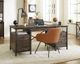Sauder® Steel River® Carbon Oak® Desk-1