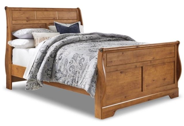 Signature Design by Ashley® Bittersweet 5-Piece Light Brown Queen Sleigh Bed Set-1