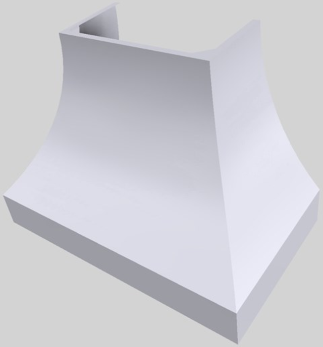 Vent-A-Hood® Designer Series 42" White Wall Mounted Range Hood-3