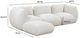 TOV Furniture Arezza 4-Piece Stone White Modular Sectional-2