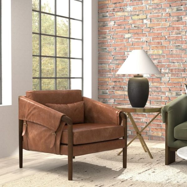 Harp & Finial® Alexi Brown/Walnut Chair-1