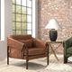 Harp & Finial® Alexi Brown/Walnut Chair-1