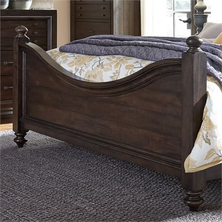 Liberty Furniture Catawba Hills Peppercorn Poster Bed-3