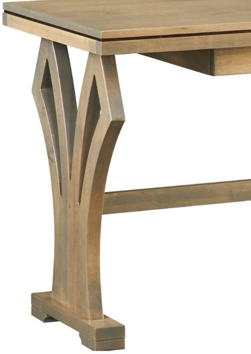 Urban Collections by Yutzy Woodworking Trieste Beige Drawing Desk-2