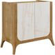 Bernards Tapestry Honeycomb/White 2-Door Accent Cabinet-0