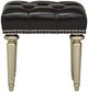 Michael Amini® Hollywood Swank Black/Platinum Vanity Bench-2