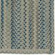 Capel Rugs Fusion Blue Taupe 23" x 9' Vertical Stripe Rectangle Runner Rug-1