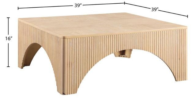 Meridian Furniture Eloise Natural 39" Coffee Table-4