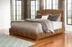 Coaster® Laughton Queen Woven Banana Leaf Footboard, Side Rails, and Slats-1