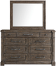 Riverside Furniture Bradford Rustic Coffee Mirror-1