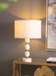 A & B Home White Marble Table Lamp -4