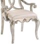 ACME Furniture Esteban 2-Piece Antique Champagne/Ivory Arm Chair Set-4