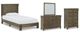 Signature Design by Ashley® Shamryn 4-Piece Grayish Brown Twin Panel Bed Set-0