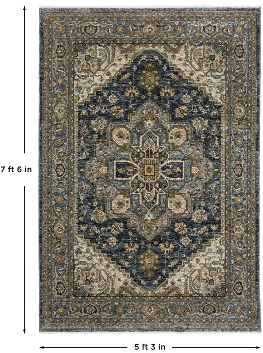 Oriental Weavers™ Aberdeen 5'x8' Style 8 Area Rug-2