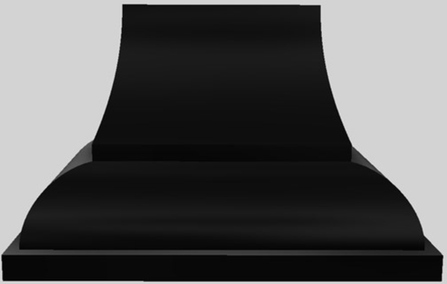 Vent-A-Hood® Designer Series 48" Black Wall Mounted Range Hood-0