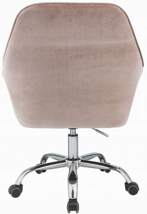 Eimet dusky rose velvet office chair sale