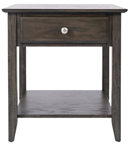 Jofran Inc. Carlton Brown End Table-1