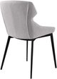 Armen Living Kenna 2-Piece Gray Dining Chairs-2