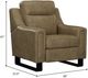 Emerald Home Teagan Barrel Brown Dual Power Recliner-2