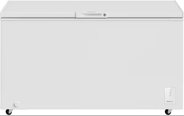 Frigidaire® 66" 19.8 Cu. Ft. White Convertible Garage Ready Chest Freezer-0