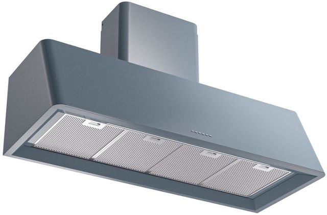Ilve® Nostalgie II Series 48" Blue Gray Wall Mounted Range Hood-1
