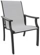 Telescope Casual St. Catherine Abalone/Graphite Aluminum/Fabric Outdoor MGP Sling Arm Chair-0