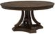 Coaster® Ridgewell Dark Oak Pedestal Dining Table-0