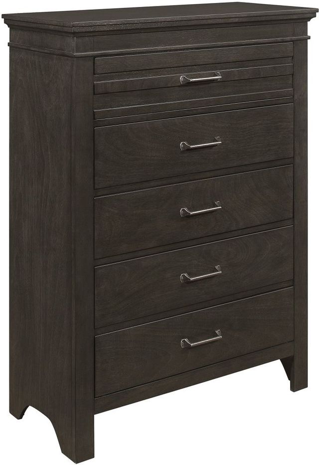 Mazin Furniture Blaire Farm Charcoal Gray Chest-1